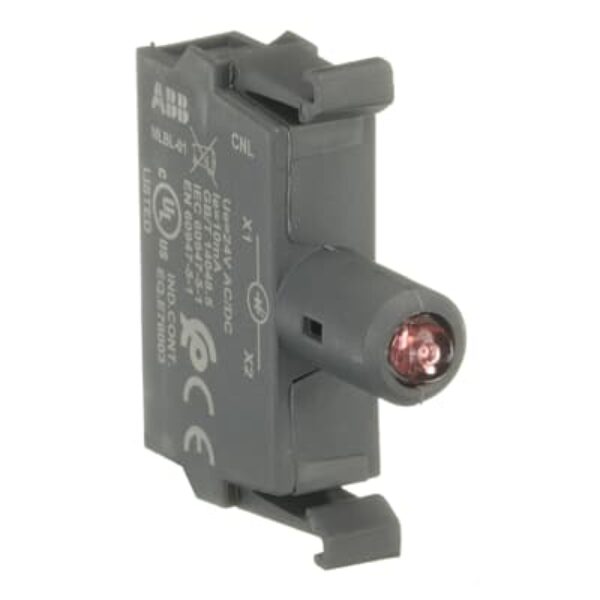 ABB MLBL-01G SVIJETLEĆI ELEMENT S UGRADENOM LED ŽARULJICOM ZA UGRADNJU S PREDNJE STRANE, 24V AC/DC, ZELENA