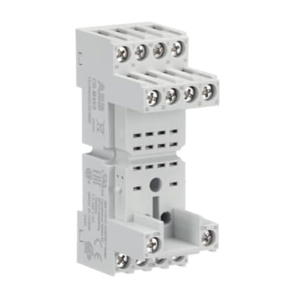 ABB CR-M4SS STANDARDNO PODNOŽJE MINIJATURNOG RELEJA , ZA 4 PREKLOPNA KONTAKTA, VIJCANI
