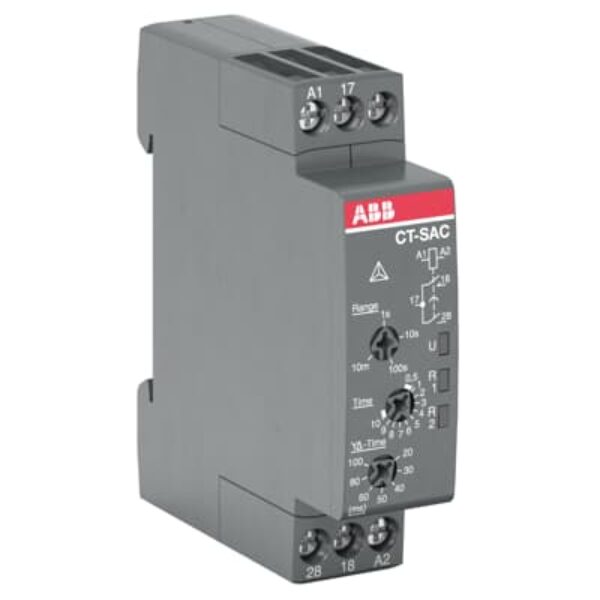 ABB CT-SAC.22 VREMENSKI RELEJ ZVIJEZDA TROKUT, 2NO, 24-48V DC/24-240V AC