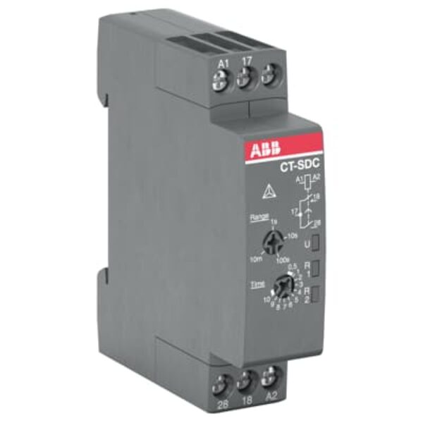ABB CT-SDC.22 VREMENSKI RELEJ ZVIJEZDA TROKUT, 2C/O, 3LED, 24-48V DC/24-240V AC