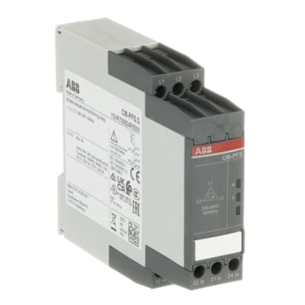 ABB CM-PFS.S TROFAZNI NADZORNI RELEJ ZA PRACENJE SLIJEDA FAZE I OTKRIVANJE KVAROVA, 3X200…500V AC
